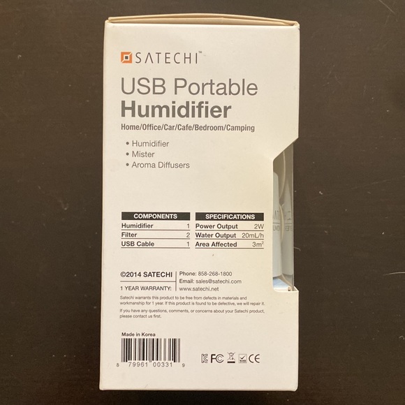 Satechi USB Portable Humidifier - Picture 4 of 15